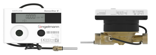 Kompakt-Wärmezähler Sensostar E, Rechenwerk abnehmbar, M-Bus, BL: 110 mm, qp 1,5 Eichjahr: Neu, KLW