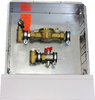 Zählerschrank Wärme, vorbereitet zur späteren Installation eines Kompaktwärmezählers TKS WM, KLW